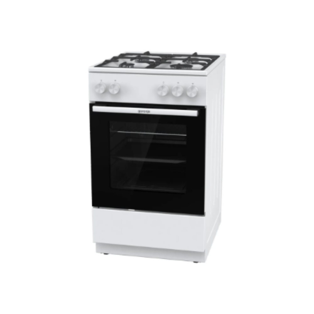 Gorenje GG5A10WFFM , Cooker , Hob type Gas , Oven type Gas , White , Width 50 cm , Grilling , Depth 59.4 cm , 70 L