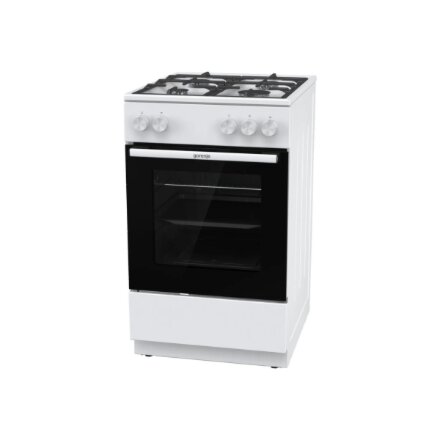 Gorenje GG5A10WFFM , Cooker , Hob type Gas , Oven type Gas , White , Width 50 cm , Depth 59.4 cm , Grilling , 70 L