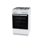 Gorenje GG5A10WFFM , Cooker , Hob type Gas , Oven type Gas , White , Width 50 cm , Grilling , Depth 59.4 cm , 70 L