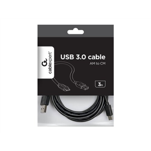 Cablexpert , USB 2.0 AM to Type-C cable (AM/CM), 3 m , USB-C to USB-A USB 2 AM (male)