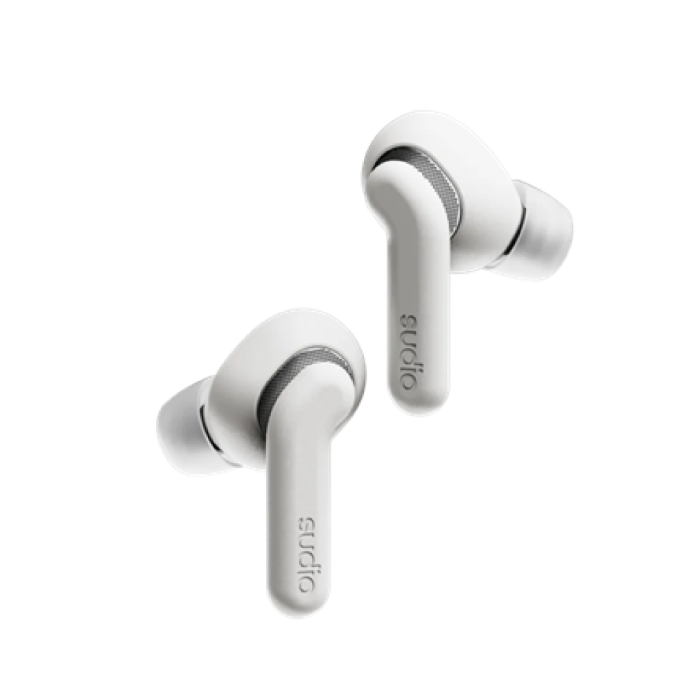 Sudio Earbuds , E4 Pro , Bluetooth , In-ear , Microphone , Cloud White , Noise canceling , Noise reduction , Wireless