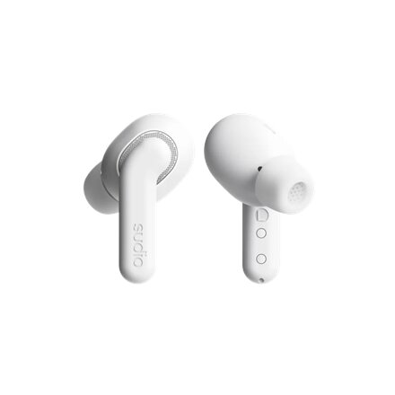 Sudio Earbuds , E4 Pro , Bluetooth , In-ear , Microphone , Cloud White , Noise canceling , Noise reduction