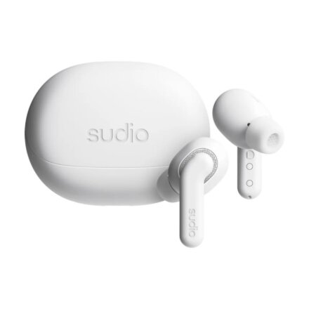 Sudio Earbuds , E4 Pro , Bluetooth , In-ear , Microphone , Cloud White , Noise canceling , Noise reduction