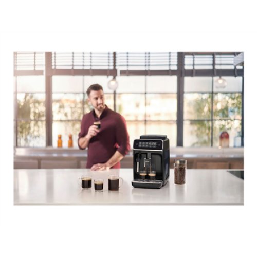 Philips Espresso Coffee maker EP3221/40 Pump pressure 15 bar Built-in milk frother Fully automatic 1500 W Black