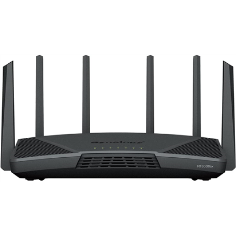 Synology RT6600ax Ultra-fast and Secure Wireless Router for Homes , Ultra-fast and Secure Wireless Router for Homes , RT6600ax , 802.11ax , 4800 Mbit/s , Ethernet LAN (RJ-45) ports 5 , Mesh Support No , MU-MiMO Yes , No mobile broadband , Antenna type Ext