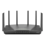 Synology RT6600ax Ultra-fast and Secure Wireless Router for Homes , Ultra-fast and Secure Wireless Router for Homes , RT6600ax , 802.11ax , 4800 Mbit/s , Ethernet LAN (RJ-45) ports 5 , Mesh Support No , MU-MiMO Yes , No mobile broadband , Antenna type Ext