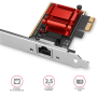 AXAGON PCI-Express network card with 2.5 Gbit/s transmission rate and PXE support , PCEE-G25