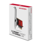 AXAGON PCI-Express network card with 2.5 Gbit/s transmission rate and PXE support , PCEE-G25