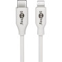 Goobay , Lightning - USB-C USB charging and sync cable , USB-C to Lightning USB-C male