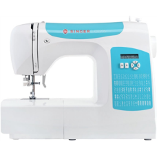 Singer Sewing Machine C5205-TQ Number of stitches 80, Number of buttonholes 1, White/Turquoise
