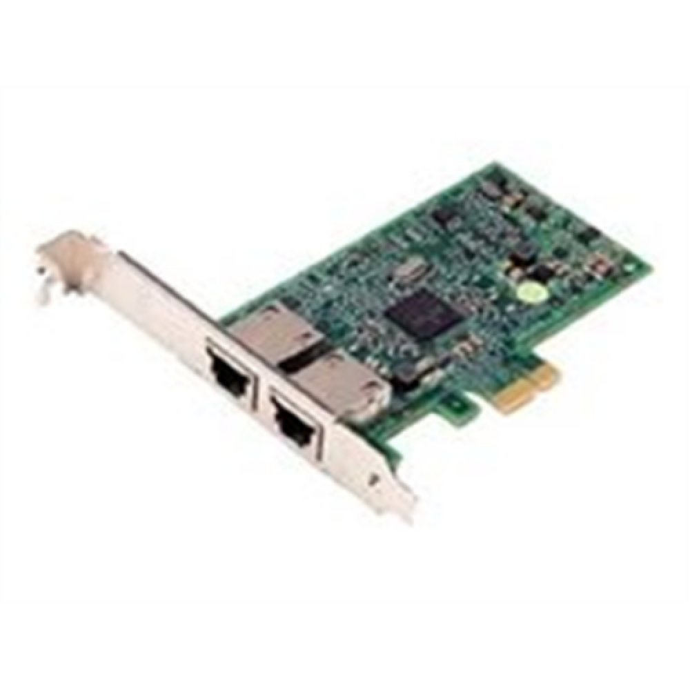 Dell Broadcom 5720 Dual Port 1GbE BASE-T Adapter, PCIe LP, Customer Kit, V2, FW RESTRICTIONS APPLY , Dell