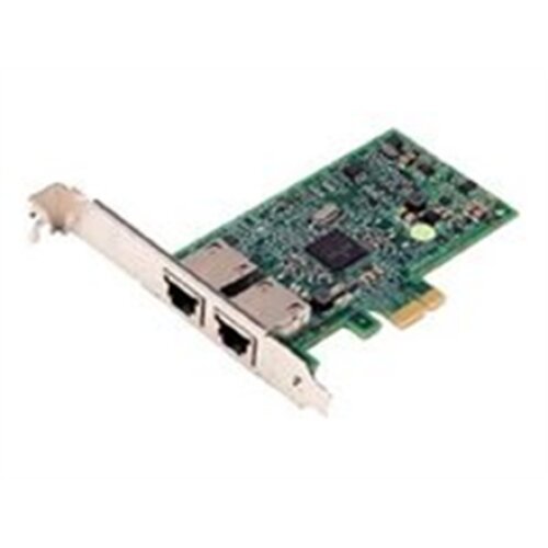Dell Broadcom 5720 Dual Port 1GbE BASE-T Adapter, PCIe LP, Customer Kit, V2, FW RESTRICTIONS APPLY , Dell