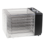 Adler , Food Dehydrator , AD 6660 , Power 600 W , Number of trays 6 , Integrated timer , Black
