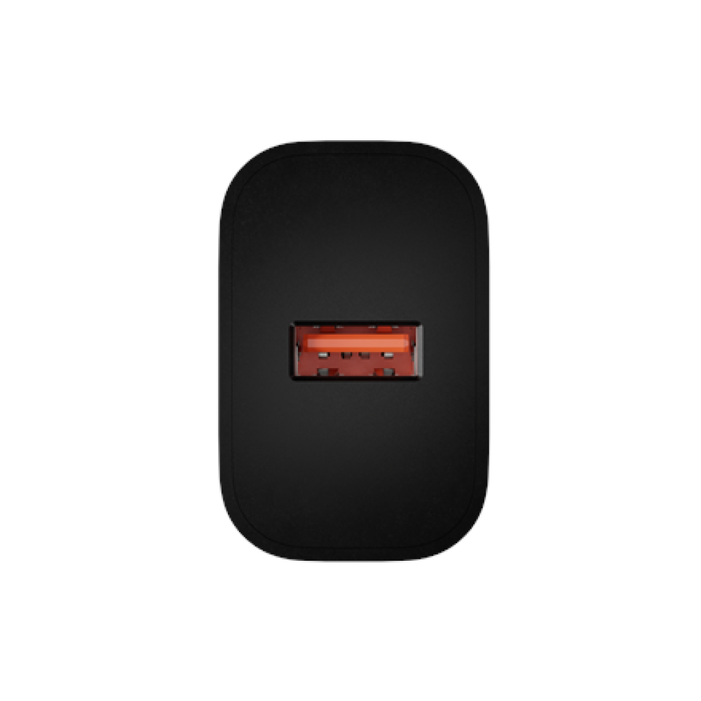 Natec Ribera USB Charger 1X USB-A 18W, Black