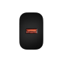 Natec Ribera USB Charger 1X USB-A 18W, Black
