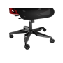 Genesis mm , Base material Aluminum; Castors material: Nylon with CareGlide coating , Ergonomic Chair Astat 700 700 , Black/Red