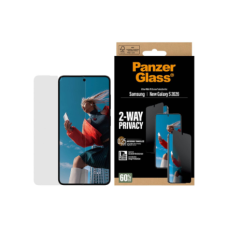 PanzerGlass 2-Way Privacy Screen Protector Samsung New Galaxy S26 , Ultra-Wide Fit w. EasyAligner , PanzerGlass
