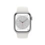 Apple Watch Series 8 GPS + Cellular MP4A3UL/A Smart watches GPS (satellite) Retina LTPO OLED Touchscreen 41mm Waterproof Bluetooth Water-resistant, Dust-resistant, Crack-resistant Silver Wi-Fi