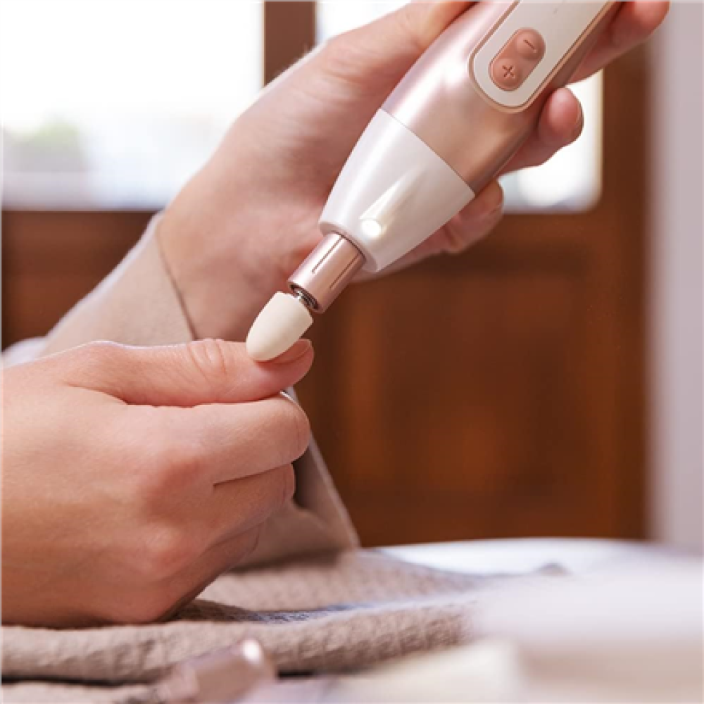 Cecotec Electric Manicure and Pedicure Set , PinkyCare 700 Perfect Nails , Nail Drill , Pink/White