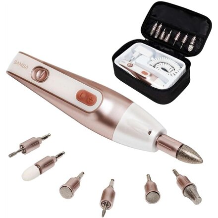 Cecotec Electric Manicure and Pedicure Set , PinkyCare 700 Perfect Nails , Nail Drill , Pink/White