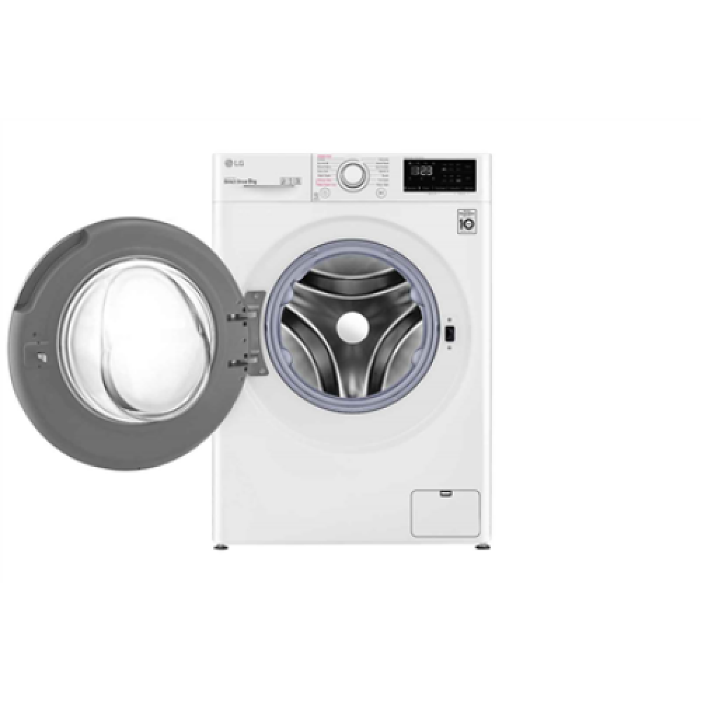 LG Washing Machine F4WV329S0E Energy efficiency class B Front loading Washing capacity 9 kg 1400 RPM Depth 56.5 cm Width 60 cm Display LED Steam function Direct drive White