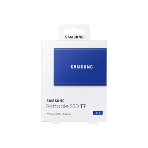 Portable SSD , T7 , 2000 GB , N/A , USB 3.2 , Blue