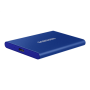 Samsung , Portable SSD , T7 , 2000 GB , N/A , USB 3.2 , Blue