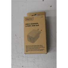 Digitus USB-C Charger, 2-port, 65W GaN , DAMAGED PACKAGING, UNPACKED