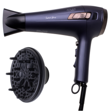 Adler Hair dryer with retractable power cord , AD 2273 , 2000 W , Number of temperature settings 3 , Diffuser nozzle , Dark Violet