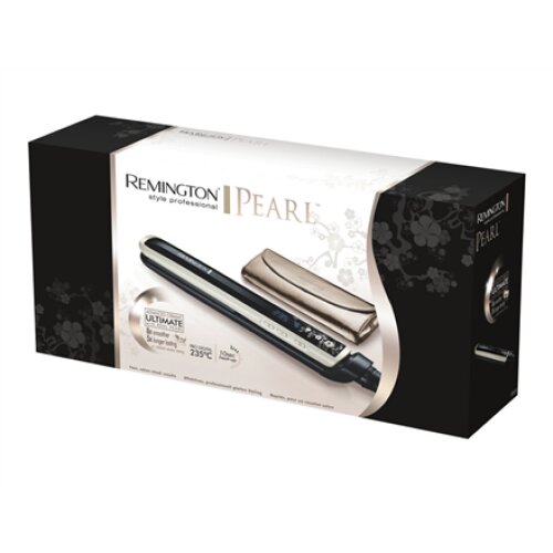 Remington , PEARL Hair Straightener , S9500 , Warranty 24 month(s) , Ceramic heating system , Display Digital display , Temperature (min) 150 °C , Temperature (max) 235 °C , Black