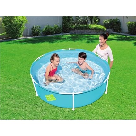 BestWay , Steel Pro Frame Pool, 152 x 38 cm , Round , Blue