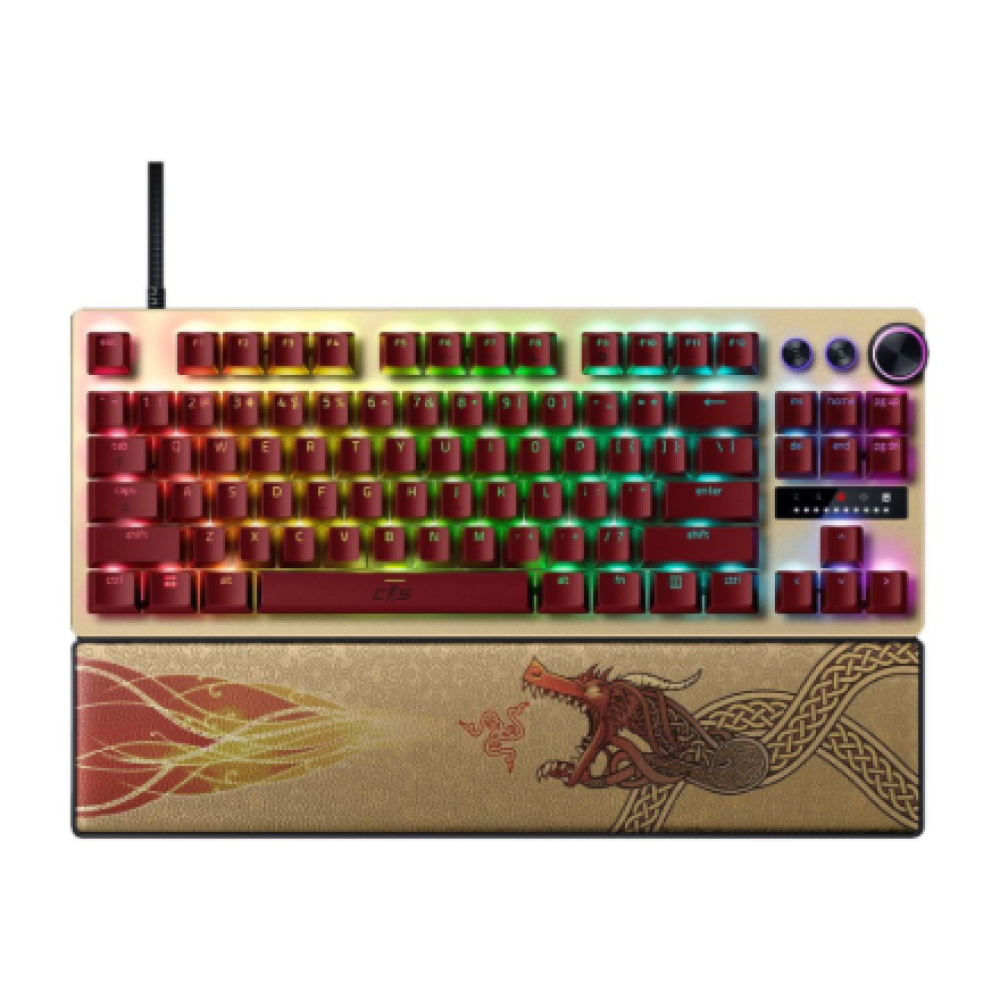 Razer Huntsman V3 Pro Tenkeyless , Gaming Keyboard , Wired , US , Counter-Strike 2 Edition , USB Type-C , Razer Analog Optical Switch Gen-2
