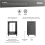 Digitus AVS Rack , DN-48001 , Black