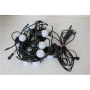 SALE OUT. Twinkly Festoon Smart LED Lights 20 AWW (Gold+Silver) G45 bulbs, 10m,Twinkly REFURBISHED, NO MANUAL, DIRTY, 3 MONTHS WARRANTY