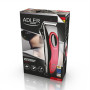Adler , Hair clipper , AD 2825 , Corded , Red