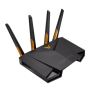 Wireless Wifi 6 AX4200 Dual Band Gigabit Router , TUF-AX4200 , 802.11ax , 3603+574 Mbit/s , 10/100/1000 Mbit/s , Ethernet LAN (RJ-45) ports 4 , Mesh Support Yes , MU-MiMO Yes , 3G/4G data sharing , Antenna type External , 1 x USB 3.2 Gen 1 , 36 month(s)