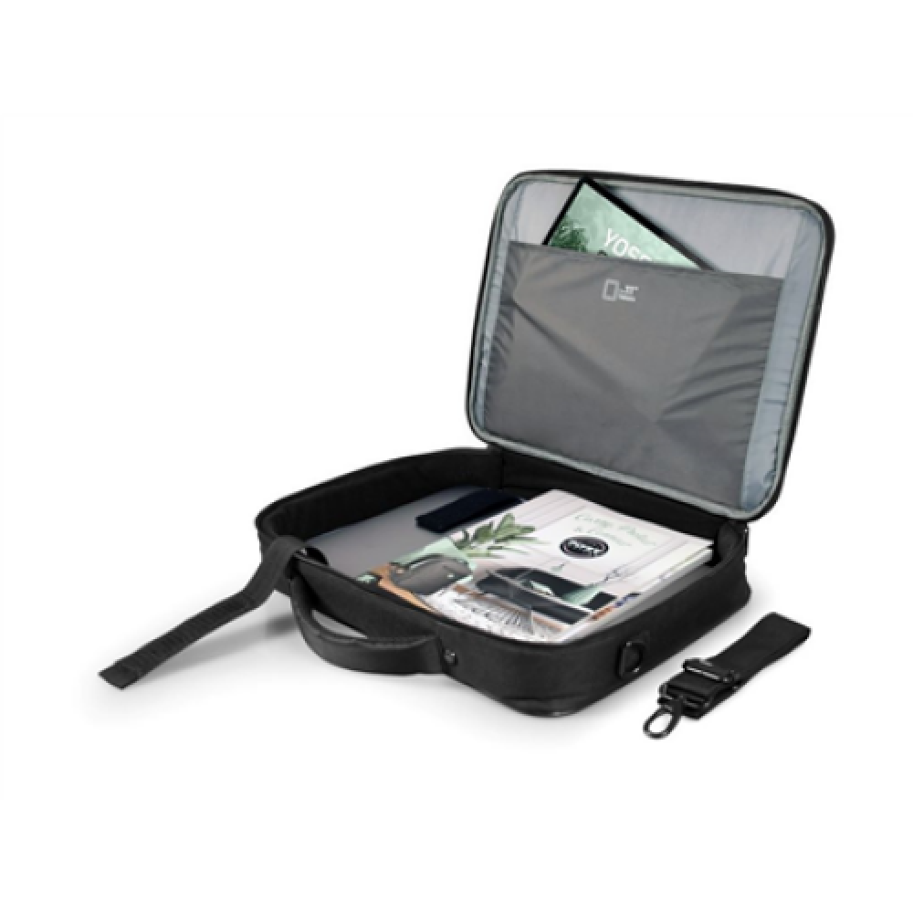 PORT DESIGNS , Courchevel , Fits up to size 17.3 , Messenger - Briefcase , Black , Shoulder strap