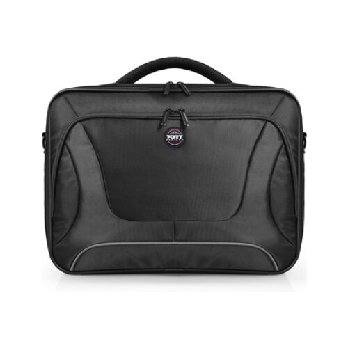 PORT DESIGNS , Courchevel , Fits up to size 17.3 , Messenger - Briefcase , Shoulder strap , Black
