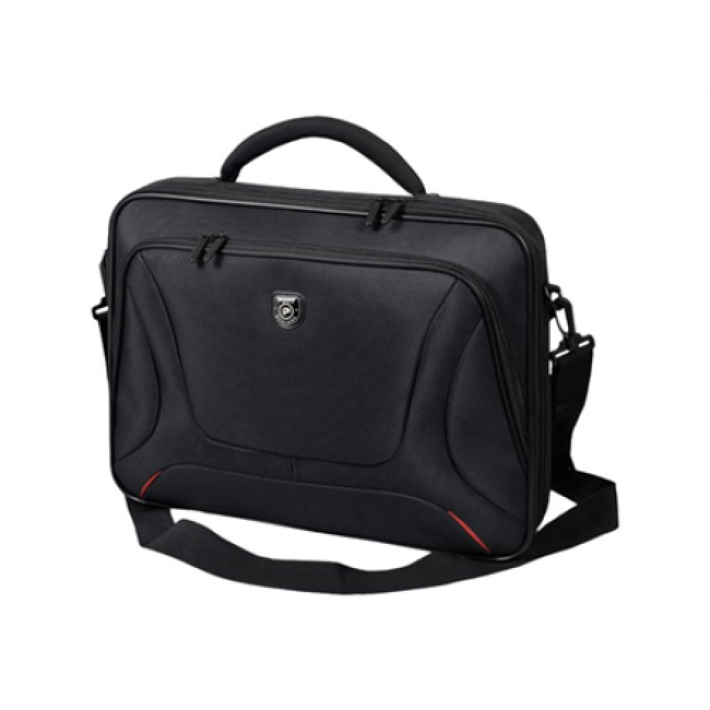 PORT DESIGNS , Courchevel , Fits up to size 17.3 , Messenger - Briefcase , Black , Shoulder strap