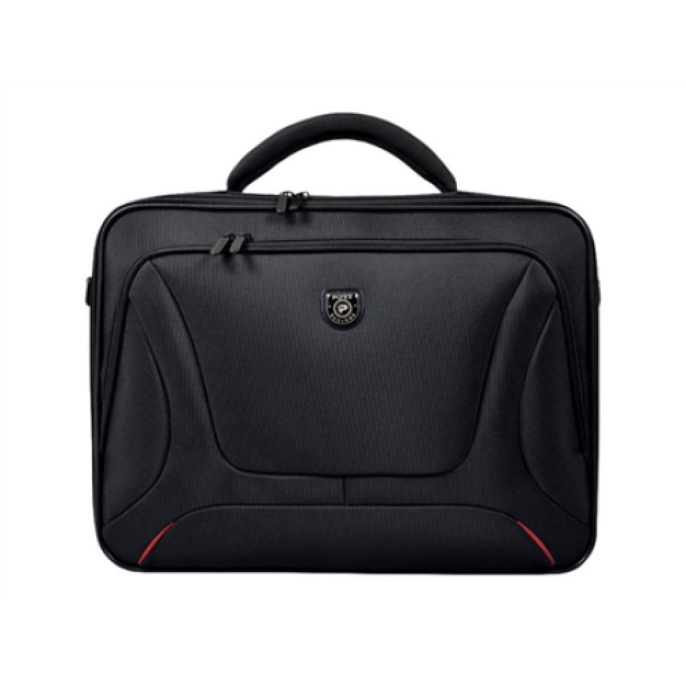 PORT DESIGNS , Courchevel , Fits up to size 17.3 , Messenger - Briefcase , Black , Shoulder strap