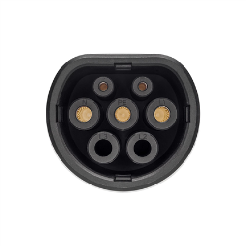 EV+ Charging Cable Type 2 to Type 2 32A 3 Phase 10m EV+ , EV-CB-T2-32-3P-W-10m , EV+ Charging Cable Type 2 to Type 2 32A 3 Phase , Output , A , 10 m