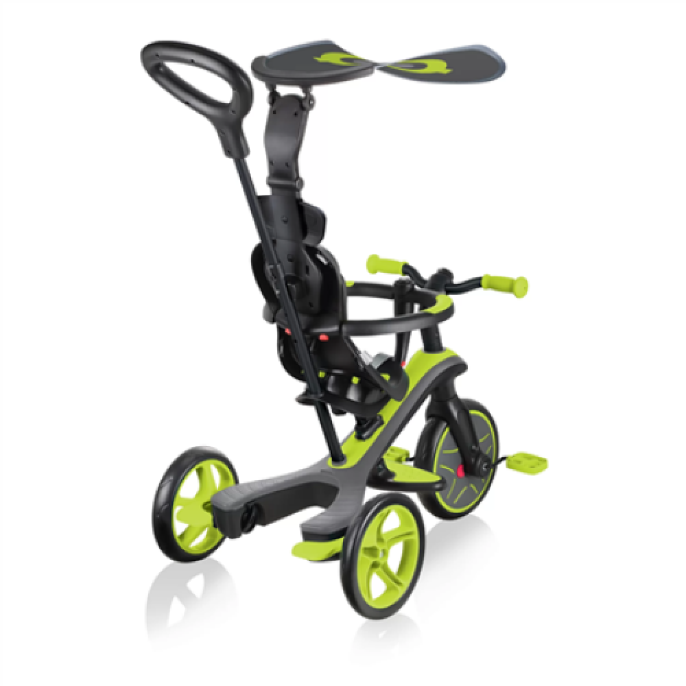Globber , Lime green , Tricycle and Balance Bike , Explorer Trike 4in1