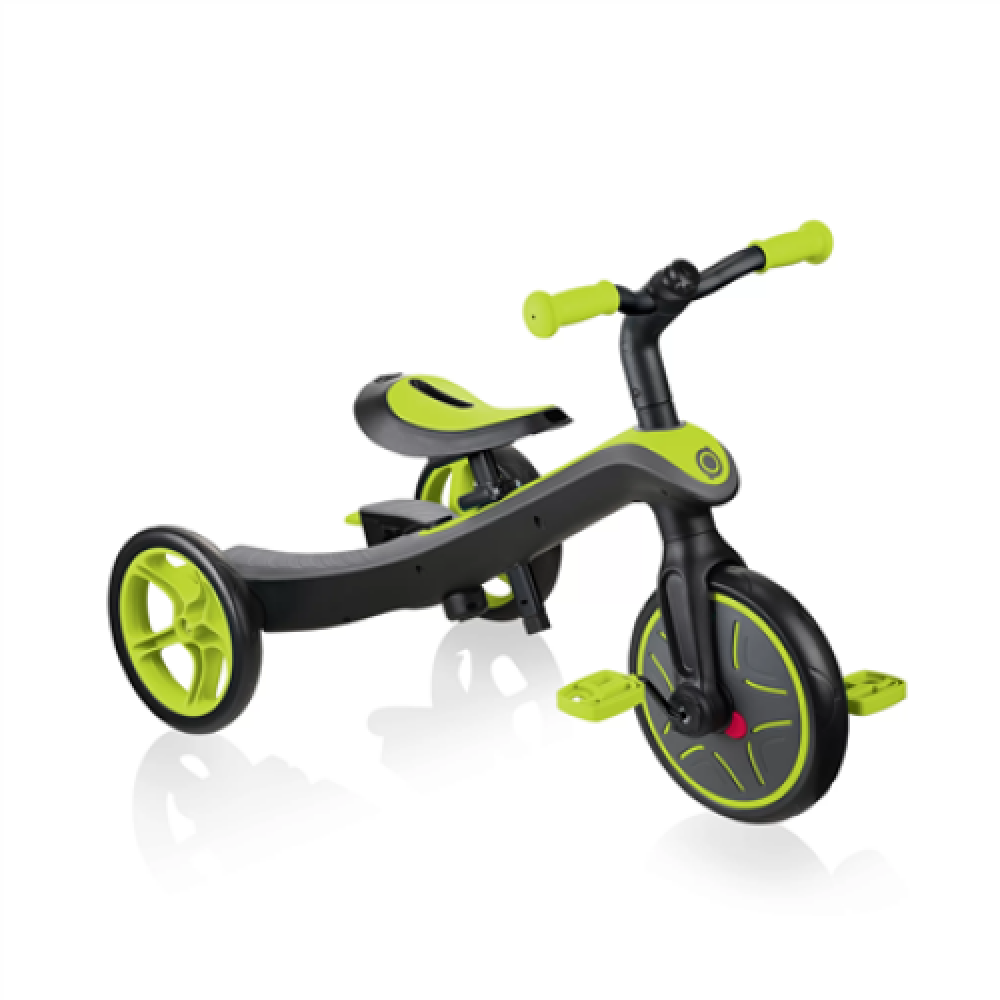 Globber , Lime green , Tricycle and Balance Bike , Explorer Trike 4in1