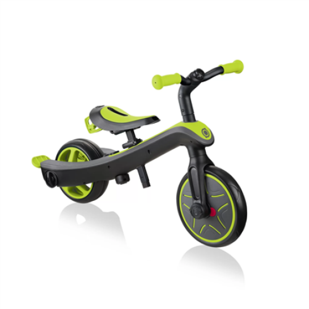 Globber , Lime green , Tricycle and Balance Bike , Explorer Trike 4in1