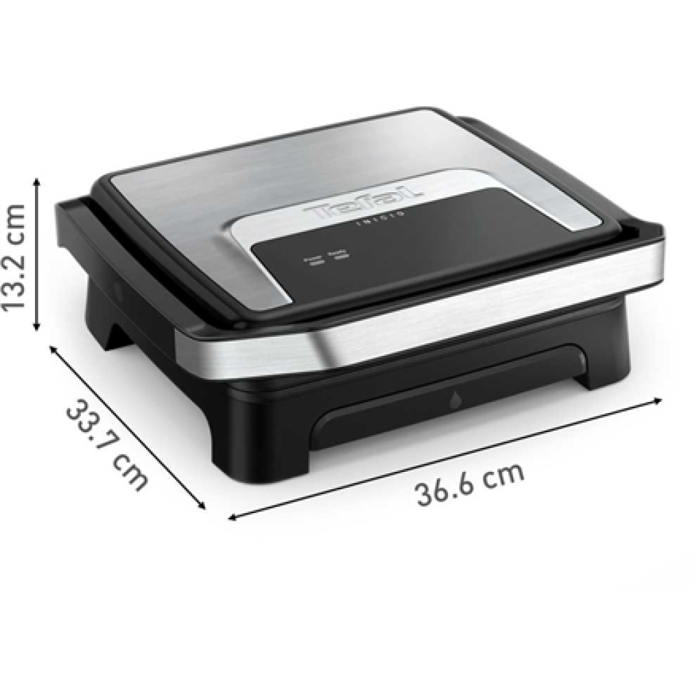 TEFAL Table Grill , GC271D10 , Grill , 2000 W , Silver