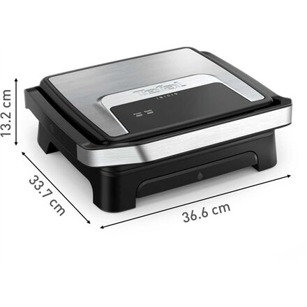 TEFAL Table Grill , GC271D10 , Grill , 2000 W , Silver