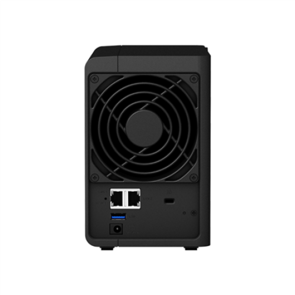 Synology , Tower NAS , DS220+ , up to 2 HDD/SSD Hot-Swap , Intel Celeron , Intel Celeron J4025 Dual Core , Processor frequency 2 GHz , 2 GB , DDR4