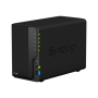 Synology , Tower NAS , DS220+ , up to 2 HDD/SSD Hot-Swap , Intel Celeron , Intel Celeron J4025 Dual Core , Processor frequency 2 GHz , 2 GB , DDR4