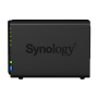 Synology , Tower NAS , DS220+ , up to 2 HDD/SSD Hot-Swap , Intel Celeron , Intel Celeron J4025 Dual Core , Processor frequency 2 GHz , 2 GB , DDR4