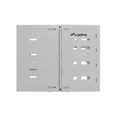Lanberg Folding Bracket Wall-mount 19 8U 497x400/240 , FB01-5408-10S , Gray